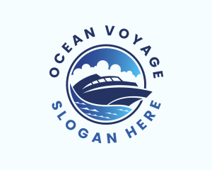 Yacht Ocean Travel logo design