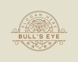 Bull Ranch Texas logo design