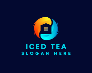 Ice Fire House logo design