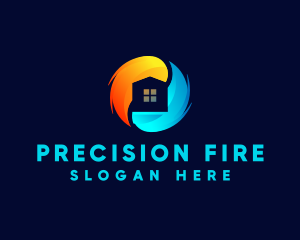 Ice Fire House logo design