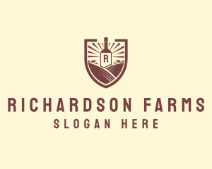 Farm Vineyard Wine logo design