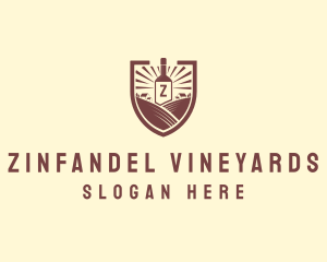 Farm Vineyard Wine logo design