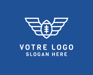 American Football Wings Logo