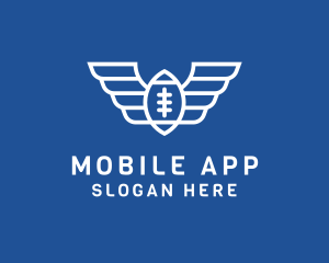 American Football Wings Logo