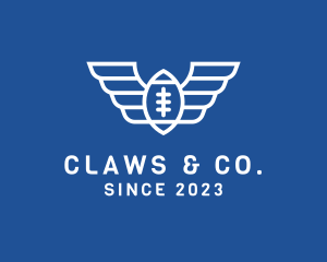 American Football Wings logo design