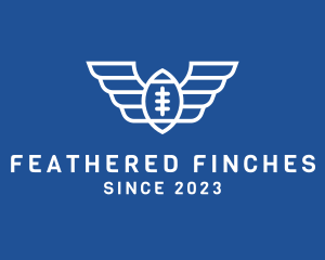 American Football Wings logo design