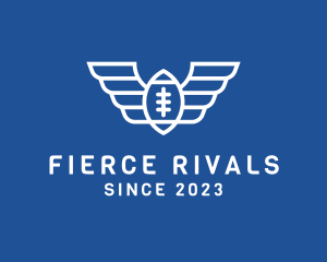 American Football Wings logo design