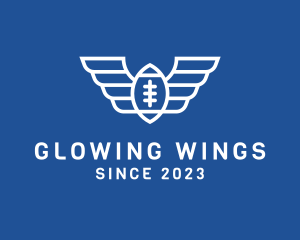 American Football Wings logo design