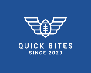 American Football Wings logo design