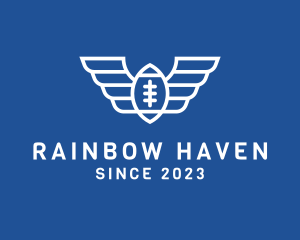 American Football Wings logo design