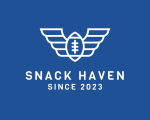 American Football Wings logo design