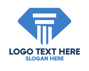 Jewelery - Professional Pillar Attorney Law Accountant logo design
