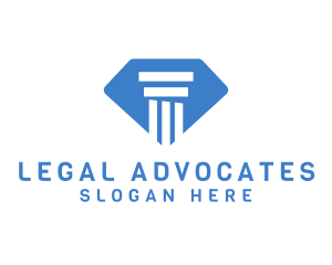 Professional Pillar Attorney logo design