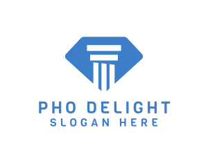 Professional Pillar Attorney logo design