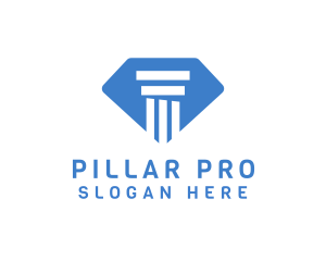 Professional Pillar Attorney logo design