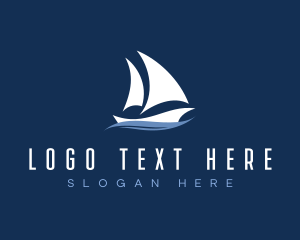 Raft - Sailboat Yacht Sailing logo design