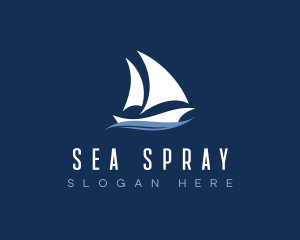 Sailboat Yacht Sailing logo design