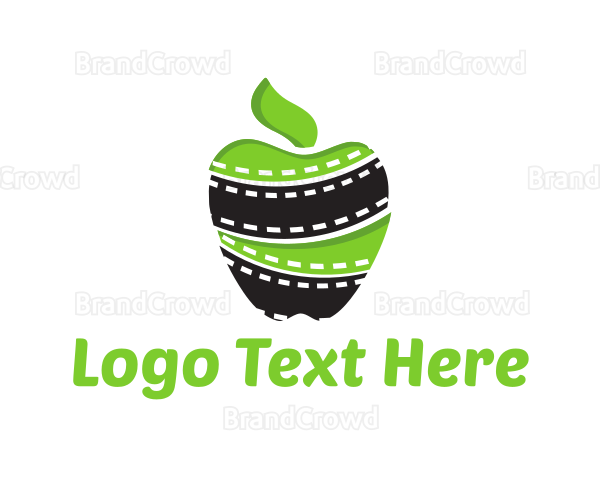 Green Apple Filmstrip Logo