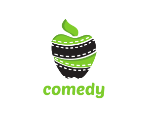 Green Apple Filmstrip Logo