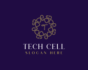 Cellular - Cell Microbiology Letter M logo design