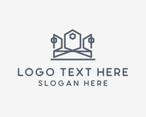 Industrial - Modern Business Crown logo design