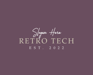 Vintage Retro Firm logo design