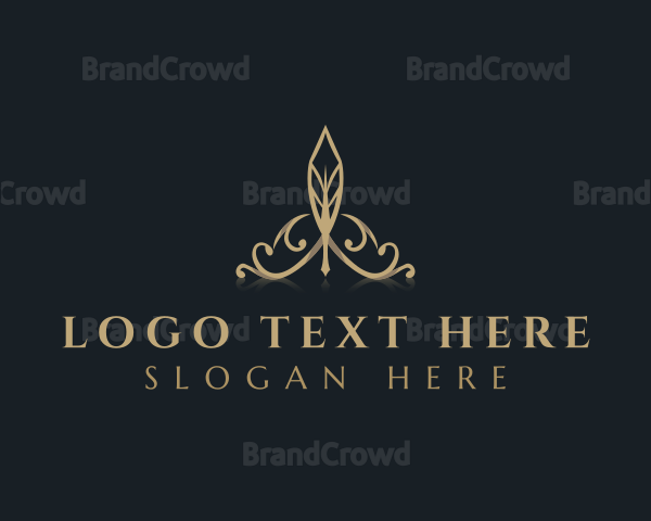 Feather Quill Tiara Logo