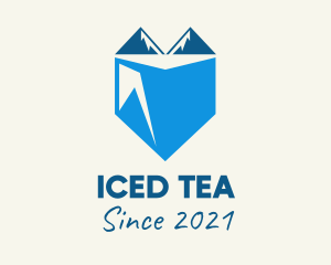 Iceberg Fox Shield  logo design