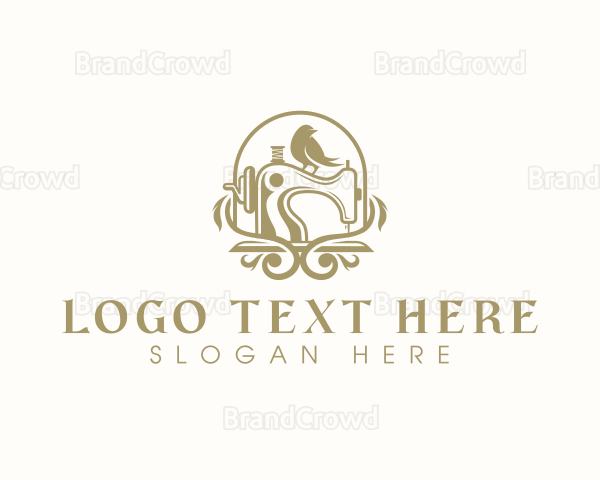 Sewing Bird Tailoring Logo