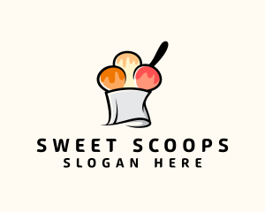 Gelato - Gelato Sundae Dessert logo design