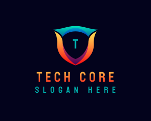  Tech Shield Startup  logo design