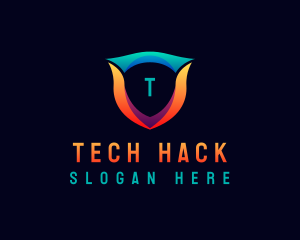  Tech Shield Startup  logo design