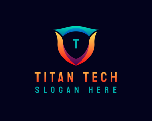  Tech Shield Startup  logo design