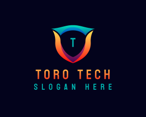  Tech Shield Startup  logo design