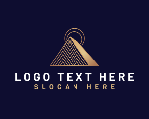 Expensive - Pyramid Star Triangle logo design