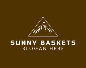 Picnic - Triangle Mountain Sun logo design