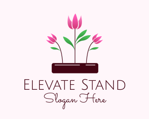 Tulip Flower Garden logo design