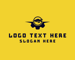 Black - Auto Mechanic Engineer logo design