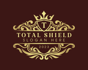 Royalty Shield Crown logo design