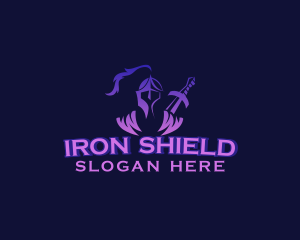 Armor - Armor Knight Sword logo design