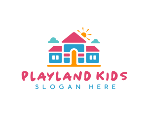 Kiddie Playhouse Daycare logo design