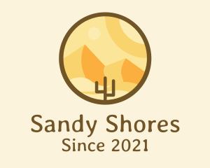 Dunes - Desert Valley Badge logo design
