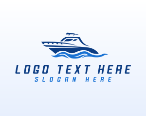 Yacht - Transport Boat Yacht logo design