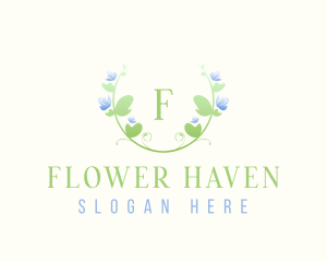 Water Color Art Flower logo design