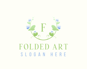 Water Color Art Flower logo design