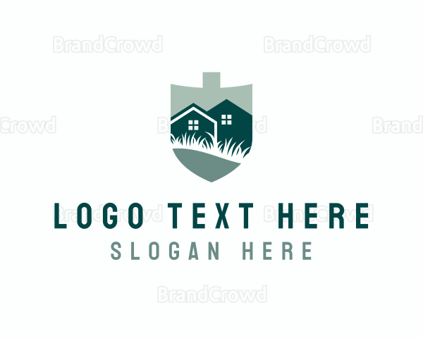 Lawn Garden Landscaping Logo