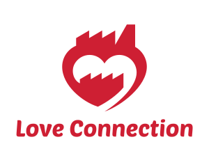 Dating - Love Dating Factory logo design