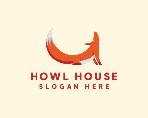 Howl - Howling Wildlife Fox logo design