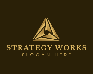 Firm Pyramid Triangle logo design