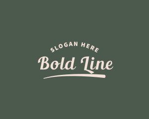 Underline - Retro Lifestyle Boutique logo design